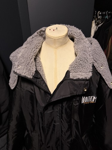 Drying robe coat black with - robe,