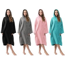 Women Hooded Poncho Changing