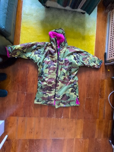 Dry robe camouflage pink - robe,
